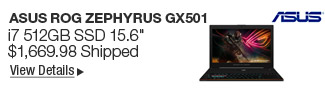 Newegg Flash - ASUS ROG ZEPHYRUS GX501
