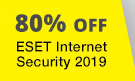 80% Off ESET Internet Security 2019