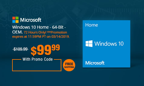 Windows 10 Home - 64-Bit - OEM