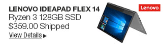 Newegg Flash - Lenovo IdeaPad Flex 14 Ryzen 3 128GB SSD