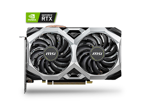 MSI GeForce RTX 2060 DirectX 12 VENTUS XS 6G OC 6GB 192-Bit GDDR6 PCI Express 3.0 x16 HDCP Ready Video Card