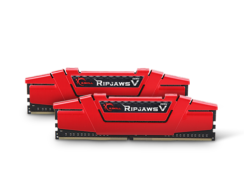G.SKILL Ripjaws V Series 16GB (2 x 8GB) DDR4 3600 (PC4 28800) Desktop Memory, F4-3600C19D-16GVRB