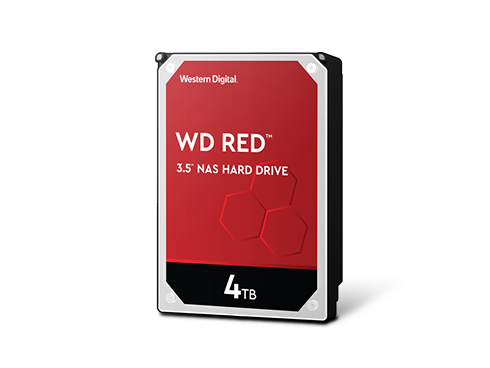 WD Red 4TB 5400 RPM Class SATA 6Gb/s 64MB Cache 3.5" NAS Hard Disk Drive