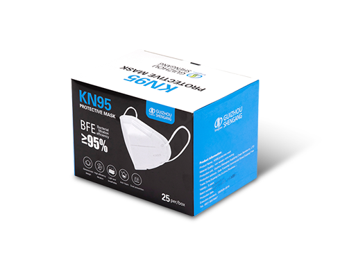 GS KN95 Protective Mask, 25pcs per Box