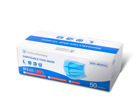 GS Disposable Face Mask, 50pcs per Box