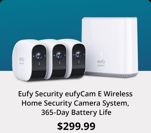 Eufy Security eufyCam E Wireless Home Security Camera System, 365-Day Battery Life