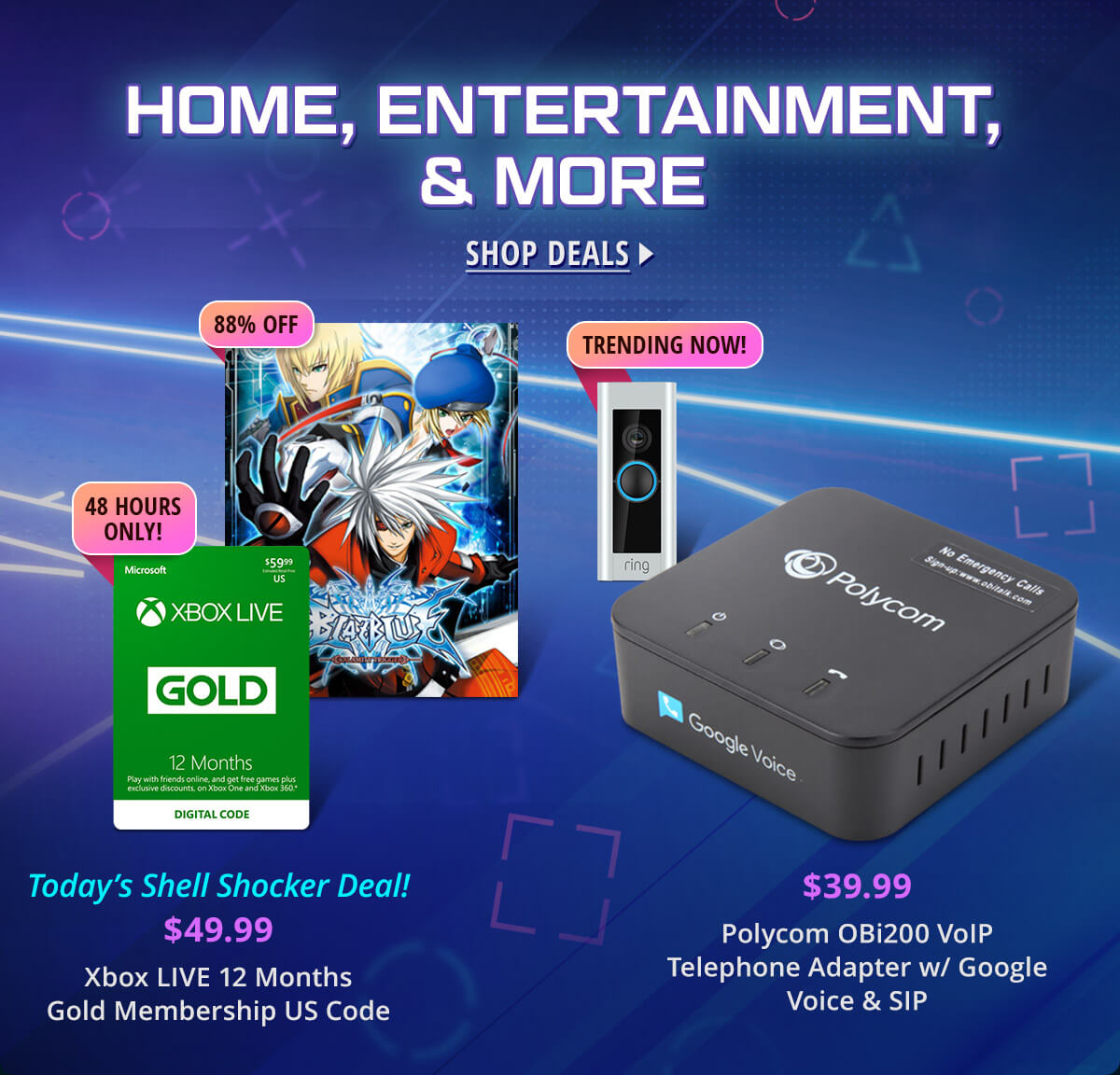 Home, Entertainment & More