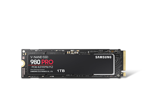 SAMSUNG 980 PRO M.2 2280 1TB PCI-Express Gen 4.0 x4, NVMe 1.3 Samsung V-NAND Internal Solid State Drive