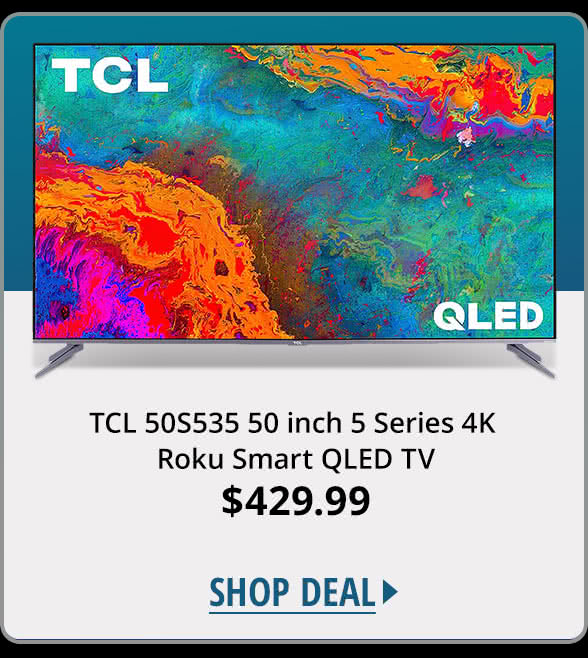 TCL 50S535 50 inch 5 Series 4K Roku Smart QLED TV