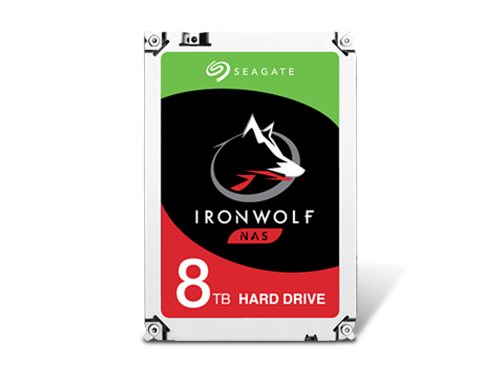 Seagate IronWolf 8TB NAS Hard Drive 7200 RPM 256MB Cache SATA 6.0Gb/s CMR 3.5" for RAID Network Attached Storage