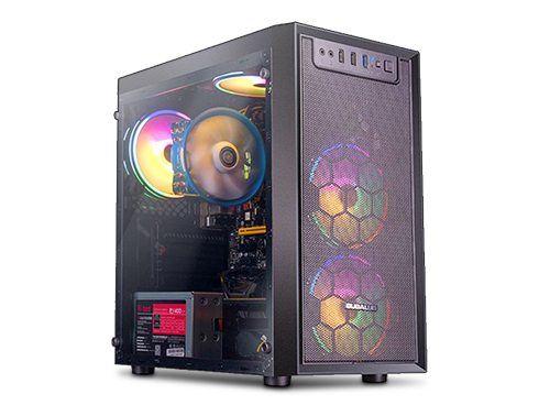 IPASON Gaming Desktop 200GE (2 Core 4 Thread up to 3.2GHz) 8GB DDR4, 120GB SSD Gaming PC