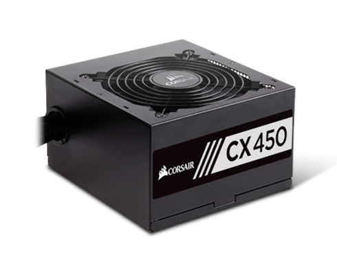 CORSAIR CX Series CX450 450W ATX12V 80 PLUS BRONZE Certified Active PFC Power Supply, CP-9020120-NA