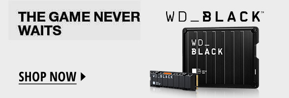 ÔÇőÔÇőWD_Black Gaming HDDs and SSDs