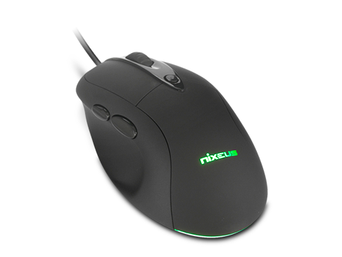 Nixeus REVEL FIT Gaming Mouse with PMW3360 Gaming Grade Sensor (Rubberized Black)