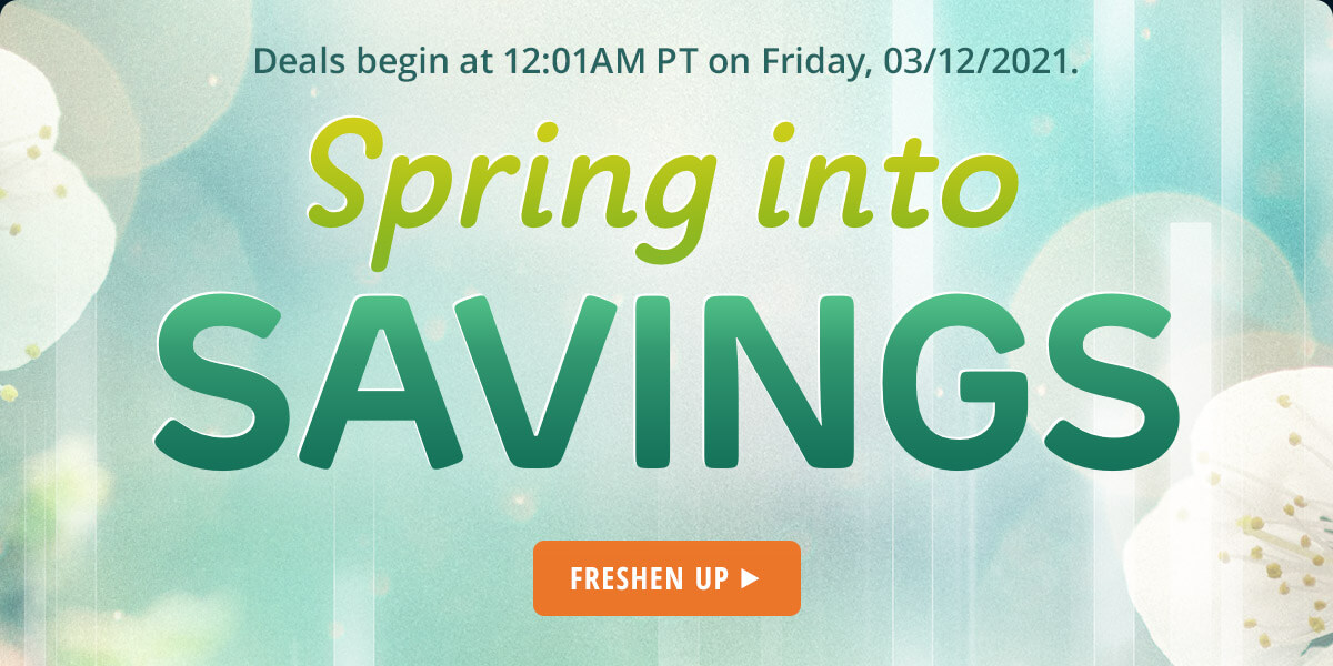 SPRING INTO SAVINGS