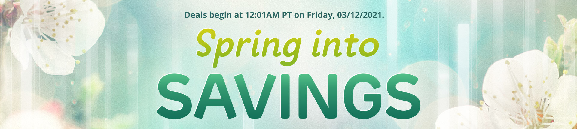 SPRING INTO SAVINGS