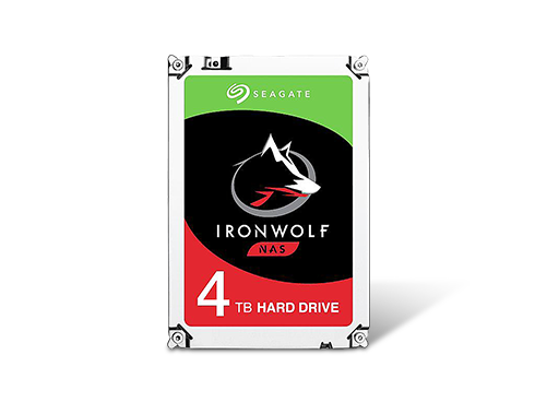 Seagate IronWolf 4TB NAS Hard Drive 5900 RPM 64MB Cache SATA 6.0Gb/s CMR 3.5" for RAID Network Attached Storage