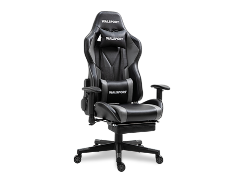 Walsport Executive Ergonomic Massage Gaming Chair w/ High Backrest Recliner, Headrest and Lumbar Support