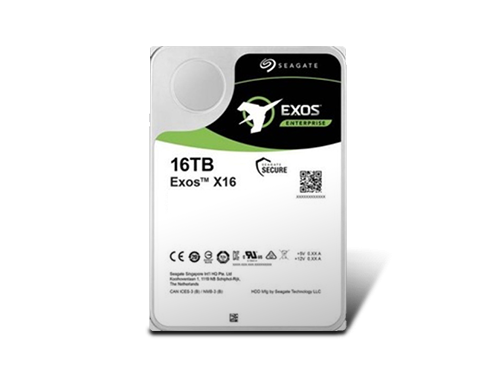 Seagate Exos 16TB Enterprise HDD X16 SATA 6Gb/s 512e/4Kn 7200 RPM 256MB Cache 3.5" Internal Hard Drive