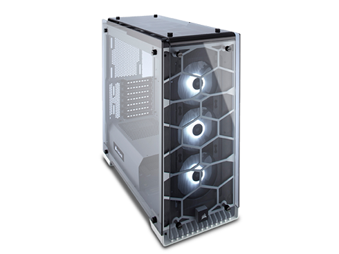 CORSAIR Crystal 570X RGB Tempered Glass, Premium ATX Mid Tower Case, White