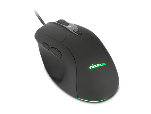 Nixeus REVEL FIT Gaming Mouse with PMW3360 Gaming Grade Sensor (Rubberized Black)