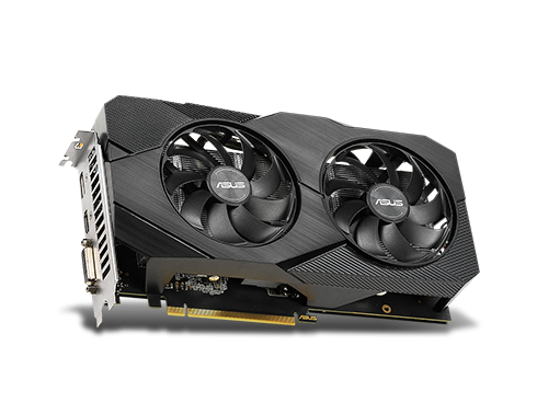 ASUS GeForce GTX 1660 Super Overclocked 6GB Dual-fan EVO Edition VR Ready HDMI DisplayPort DVI Graphics Card
