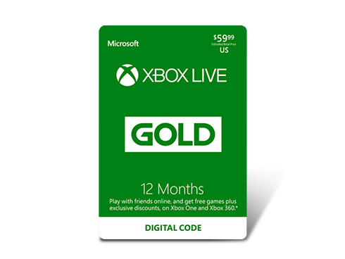 Xbox LIVE 12 Months Gold Membership US (Digital Code)