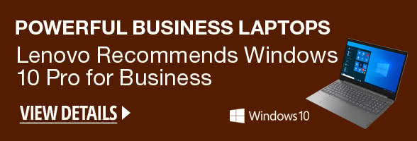 Lenovo Recommends Windows 10 Pro for Business