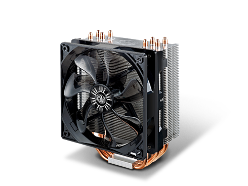Cooler Master Hyper 212 Evo CPU Cooler, 4 CDC Heatpipes, 120mm PWM Fan, Aluminum Fins