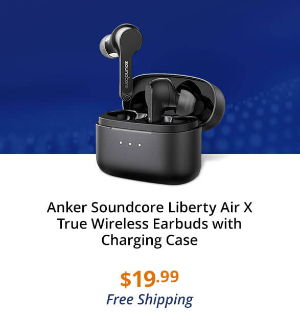 Anker Soundcore Liberty Air X True Wireless Earbuds with Charging Case