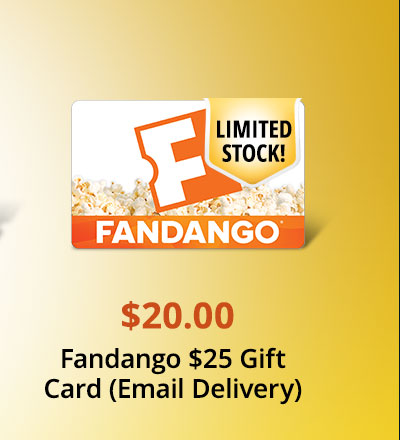 $20 Fandango $25 Gift Card (Email Delivery)