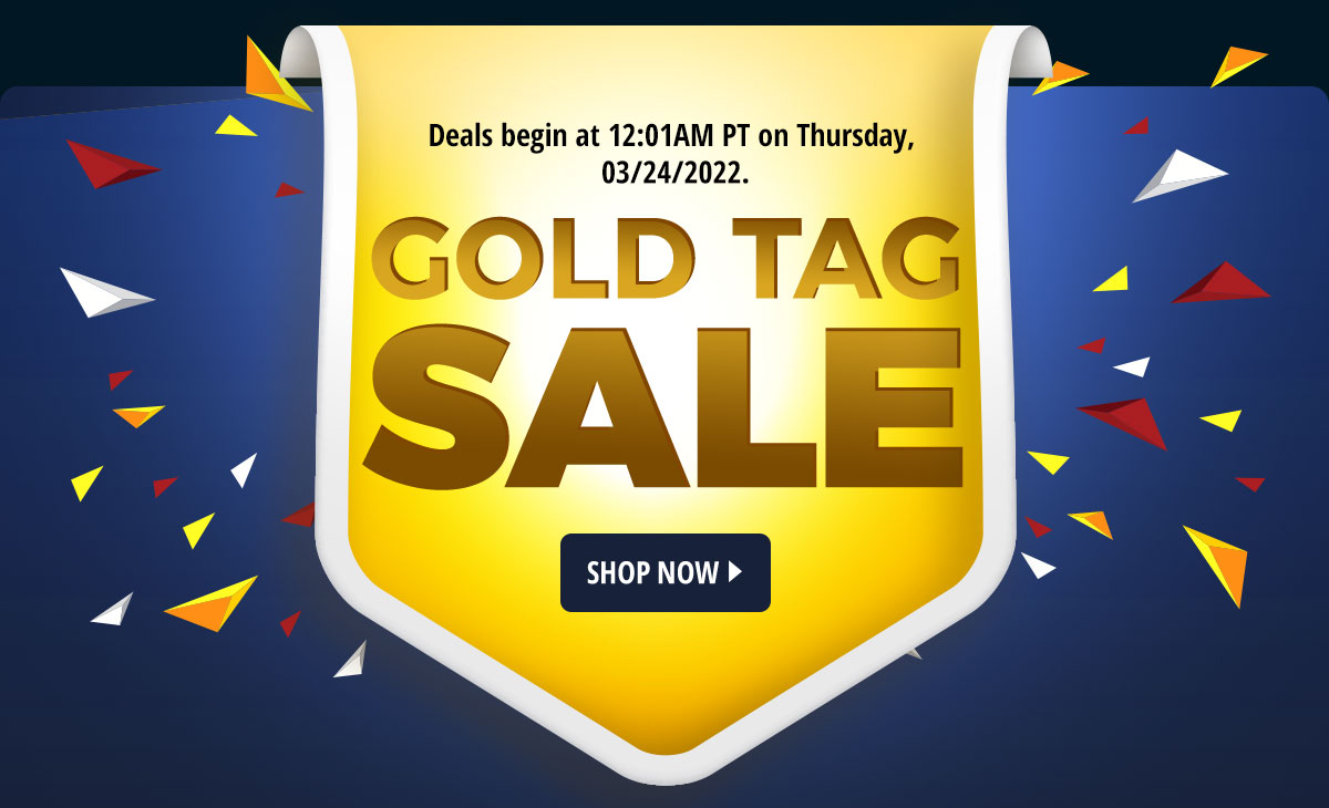 Gold Tag Sale