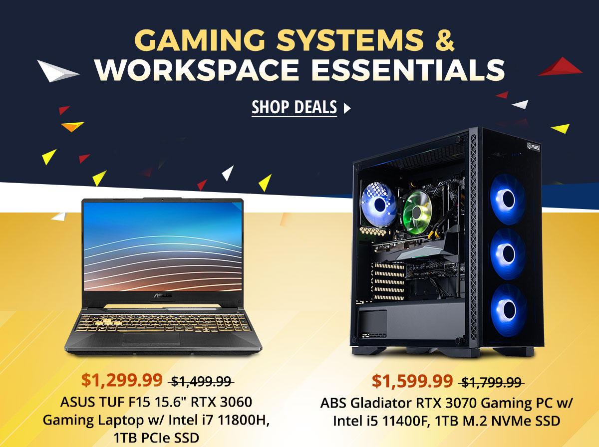 Gaming Systems & Workspace Essentials