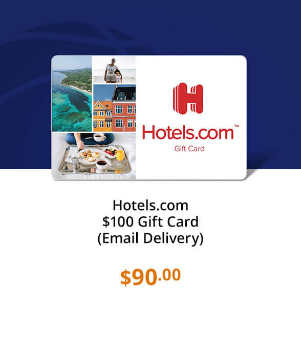 Hotels.com $100 Gift Card (Email Delivery)