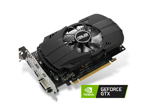 ASUS GeForce GTX 1050 Ti 4GB PHOENIX Fan Edition DVI-D HDMI DP 1.4 Gaming Graphics Card (PH-GTX1050Ti-4G)