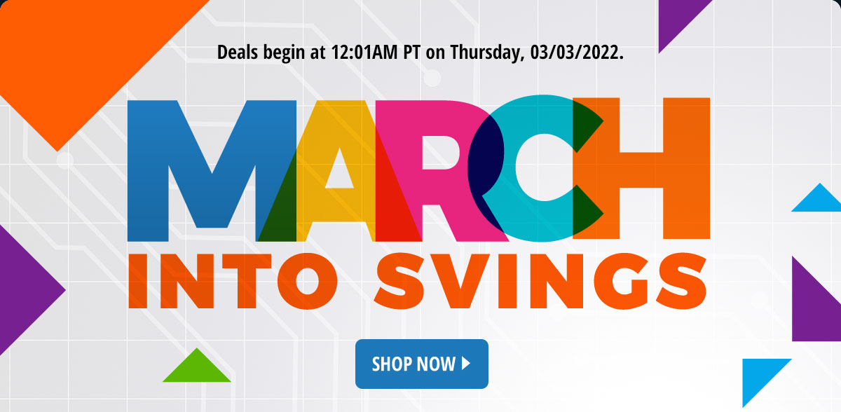 March Into Savings