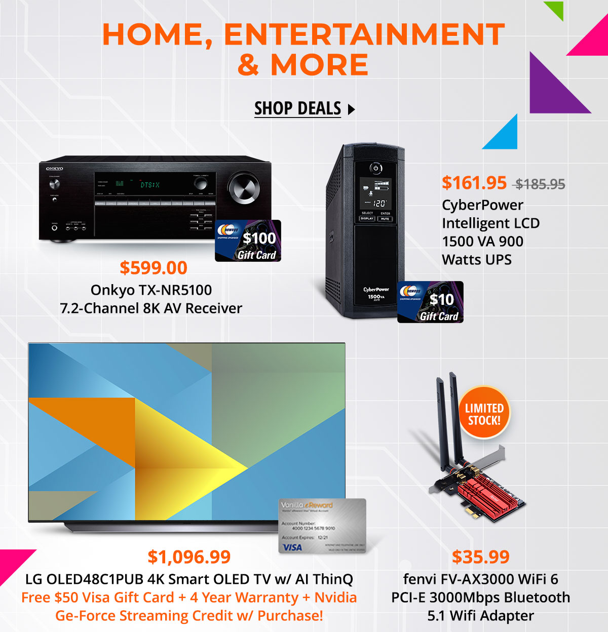 Home, Entertainment & More