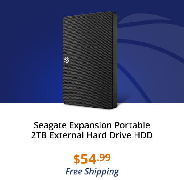 Seagate Expansion Portable 2TB External Hard Drive HDD