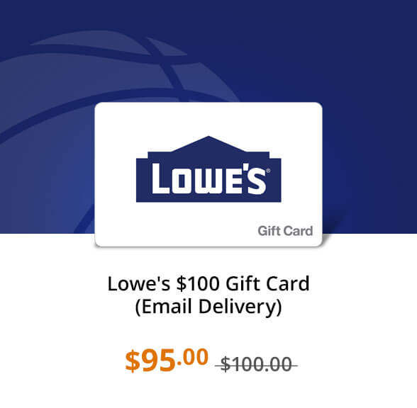 Lowe's $100 Gift Card (Email Delivery)