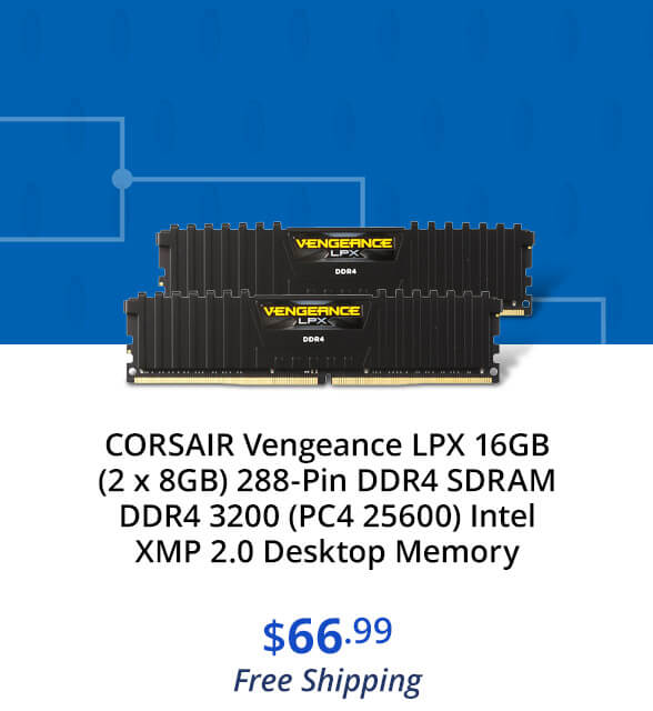 CORSAIR Vengeance LPX 16GB (2 x 8GB) 288-Pin DDR4 SDRAM DDR4 3200 (PC4 25600) Intel XMP 2.0 Desktop