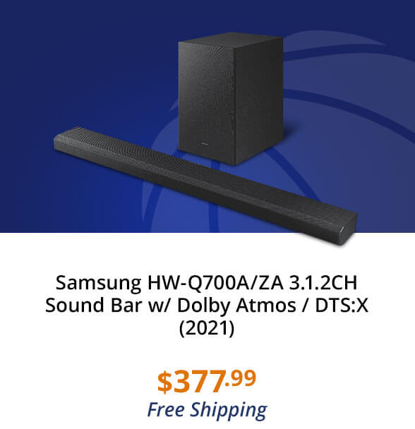 Samsung HW-Q700A/ZA 3.1.2CH Sound Bar w/ Dolby Atmos / DTS:X (2021)