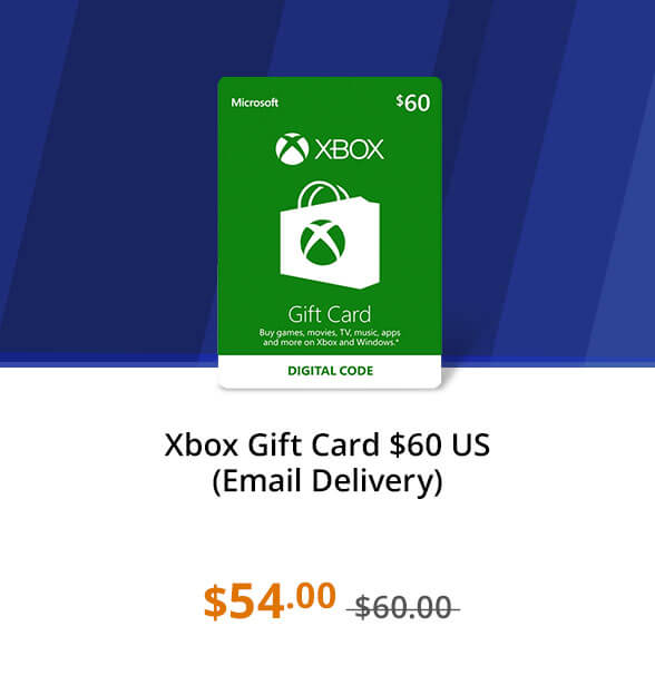 Xbox Gift Card $60 US (Email Delivery)