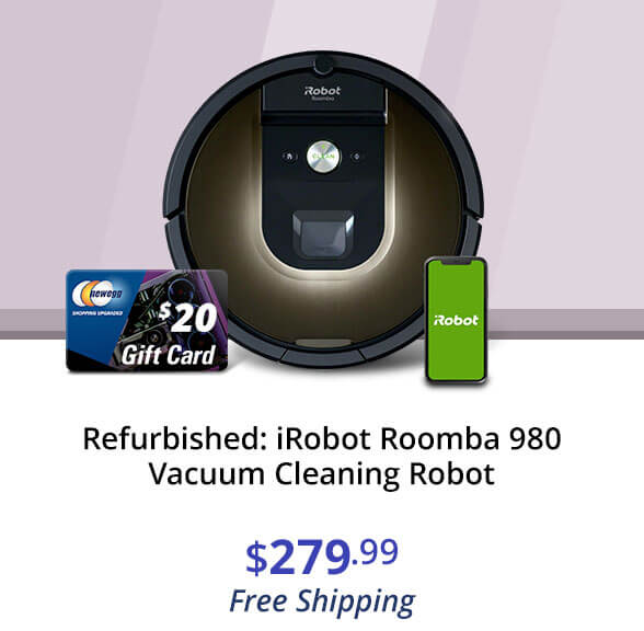 Refurbished: iRobot Roomba 980 Vacuum Cleaning Robot