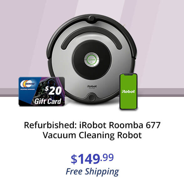 Refurbished: iRobot Roomba 677 Vacuum Cleaning Robot