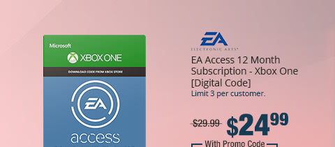 EA Access 12 Month Subscription - Xbox One [Digital Code]