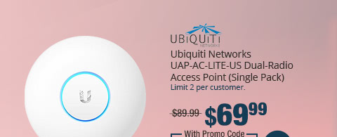 Ubiquiti Networks UAP-AC-LITE-US Dual-Radio Access Point (Single Pack)