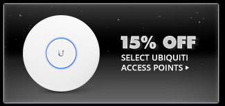 15% OFF SELECT EXTERNAL UBIQUITI ACCESS POINTS*