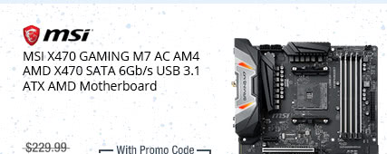 MSI X470 GAMING M7 AC AM4 AMD X470 SATA 6Gb/s USB 3.1 ATX AMD Motherboard
