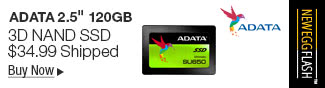 Newegg Flash - Adata 2.5" 120GB 3D NAND SSD