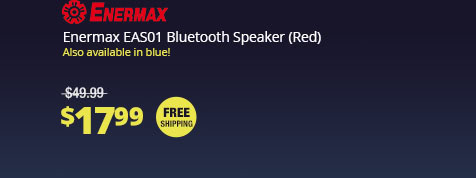Enermax EAS01 Bluetooth Speaker (Red)